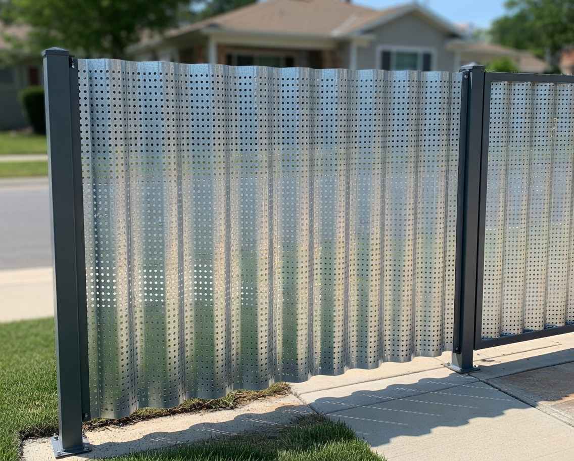 Монтаж Т92 перфорированного профлиста на каркас